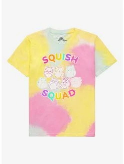 Discount ???? Boxlunch Squishmallows Squish Squad Youth Tie-Dye T-Shirt ⌛