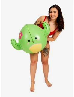 New ???? Boxlunch Squishmallows Maritza The Cactus Beach Ball ????