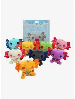 BoxLunch shop 14 Hot Sale ๐ Kawaii Axolotl With Food Plush Blind Bag Keychain - BoxLunch Exclusive ๐