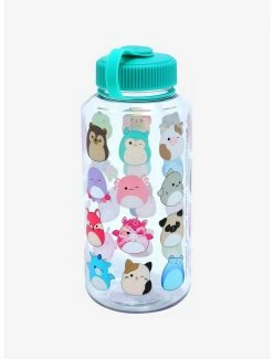 Alternative view of Best Pirce ✨ Boxlunch Squishmallows Allover Print Water Bottle ????