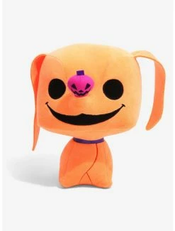 Outlet ???? Boxlunch Funko Disney The Nightmare Before ???? Christmas Zero Blacklight 7 Inch Plush ????