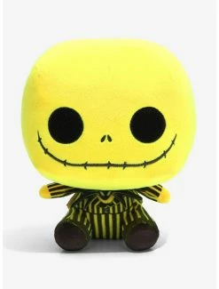 Promo ???? Boxlunch Funko Disney The Nightmare Before ???? Christmas Jack Skellington Blacklight 7 Inch Plush ????