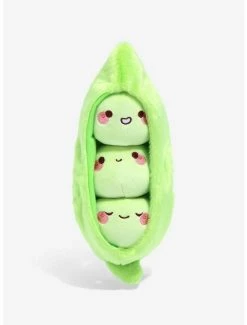 Hot Sale ???? Boxlunch Three Peas In A Pod 8 Inch Plush ⌛