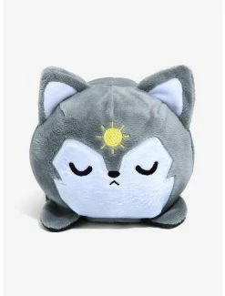 Best deal ⌛ Boxlunch TeeTurtle Sun + Moon Reversible Mood 5 Inch Wolf Plush ⭐