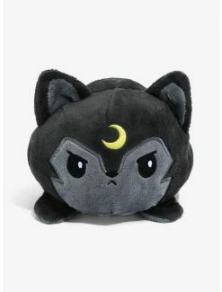 Alternative view of Best deal ⌛ Boxlunch TeeTurtle Sun + Moon Reversible Mood 5 Inch Wolf Plush ⭐