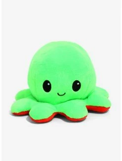 Alternative view of Top 10 ???? Boxlunch Tee Turtle Angry + Happy Reversible Octopus 5 Inch Plush ????