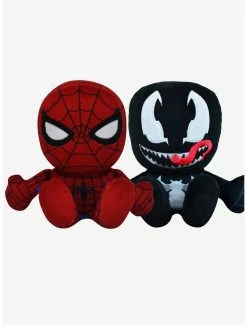 Outlet ???? Boxlunch Marvel Spider-Man & Venom Bleacher Creatures Plush Bundle ????