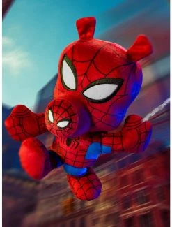 Brand new ???? Boxlunch Marvel Spider-Man & Spider-Ham Bleacher Creatures Plush Bundle Red ???? -BoxLunch shop unnamed file 561