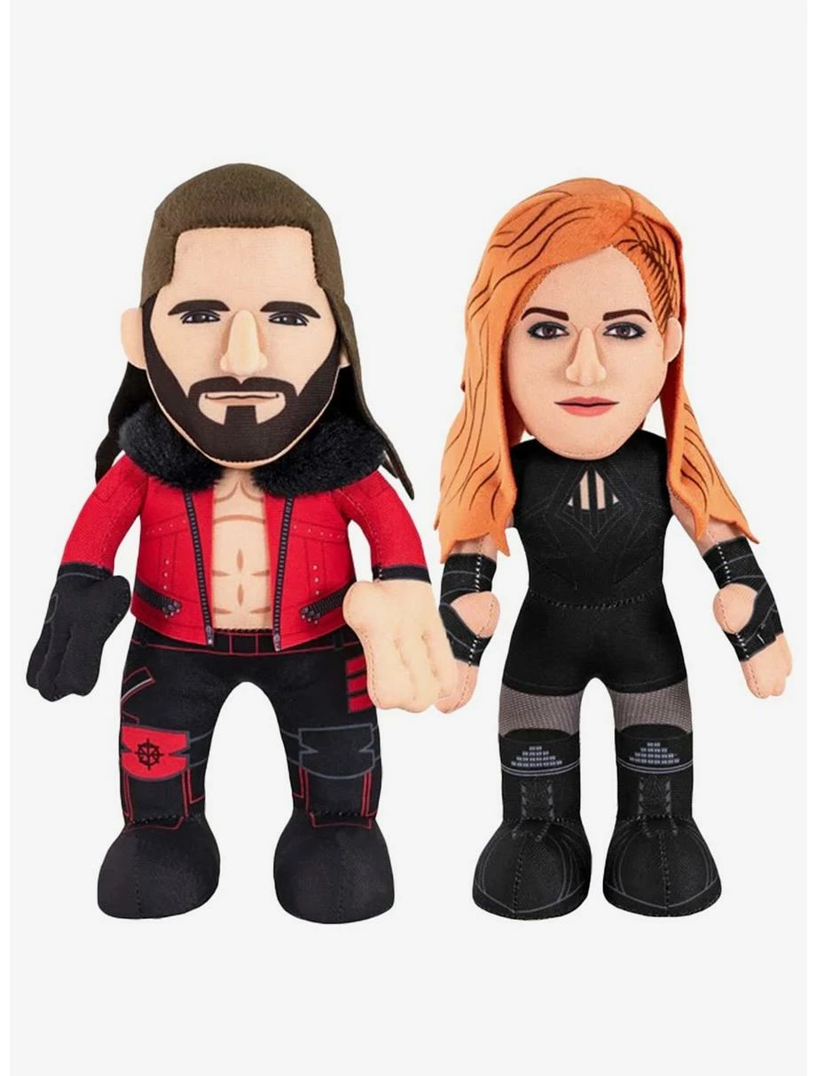 Brand new ???? Boxlunch WWE Superstar Bundle: Becky Lynch And Seth Rollins Bleacher Creatures Plush Bundle ???? 1 Brand new ???? Boxlunch WWE Superstar Bundle: Becky Lynch And Seth Rollins Bleacher Creatures Plush Bundle ????