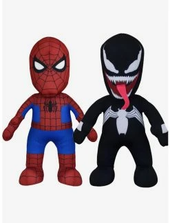 Best Pirce ???? Boxlunch Marvel Spider-Man And Venom Bleacher Creatures Plush Bundle ❤️