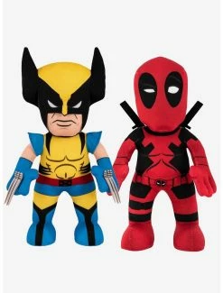 Best Pirce ✨ Boxlunch Marvel Wolverine & Deadpool Bleacher Creatures Plush Bundle ⭐