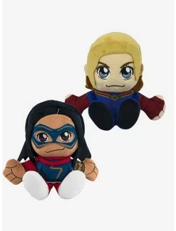 Best Sale ???? Boxlunch Marvel Ms. Marvel & Captain Marvel Bleacher Creatures Plush Bundle ????