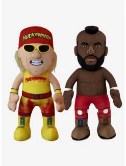 Top 10 ❤️ Boxlunch WWE 80s Legends Bundle: Hulk Hogan And Mr. T Bleacher Creatures Plush Bundle ????